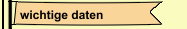 wichtige daten
